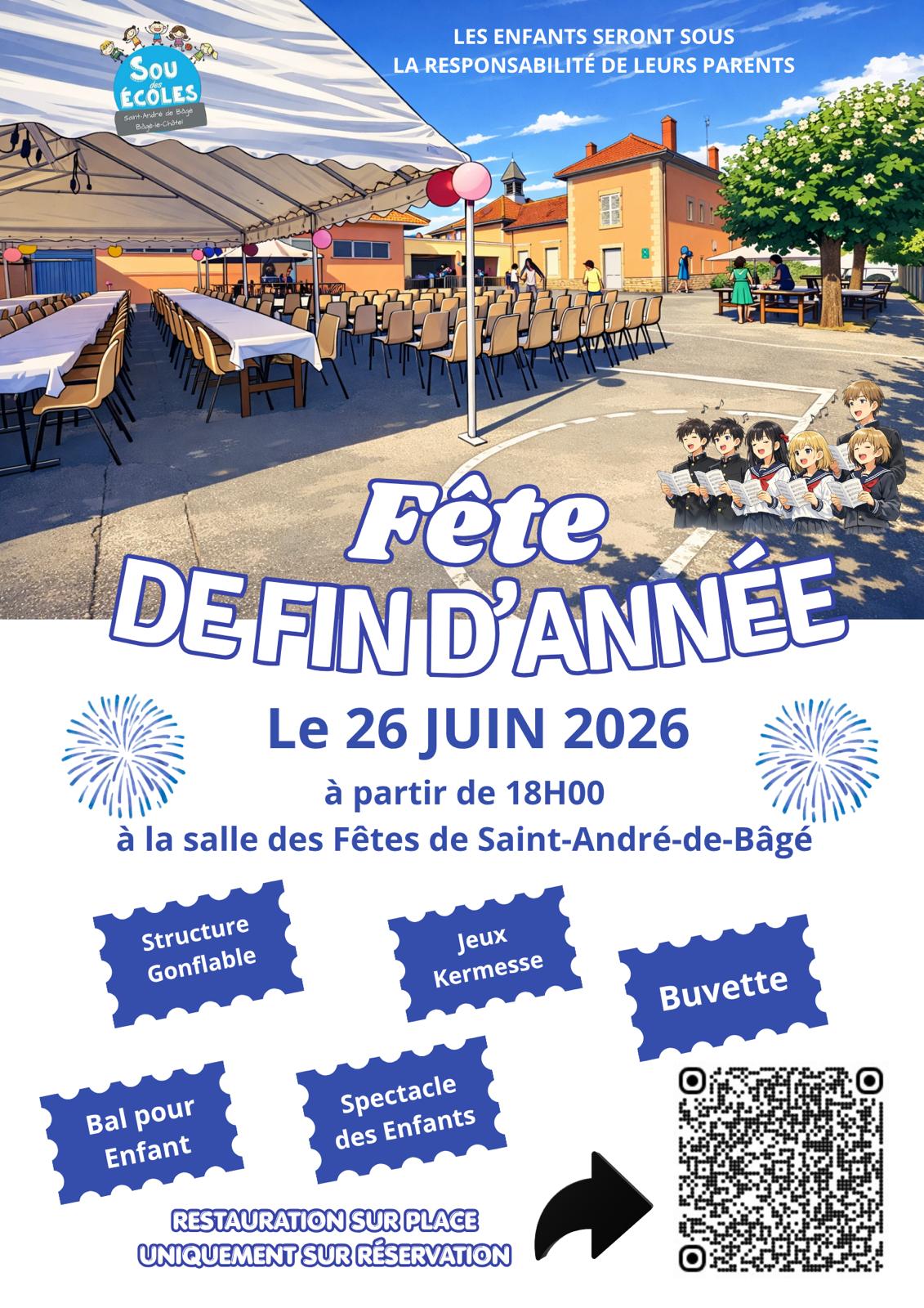 Flyer Fête de fin d'année